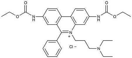 3,8-Bis-ethoxycarbonylamino-5-(3-diethylamino-propyl)-6-phenyl- phenanthridinium Chloride