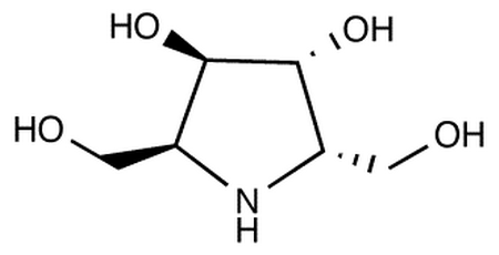 (2S,5S)-Bishydroxymethyl-(3R,4R)-bishydroxypyrrolidine