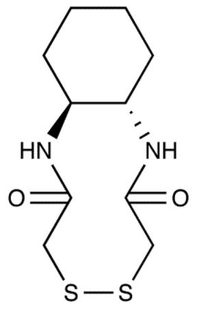 (+/-)-trans-1,2-Bis(2-mercaptoacetamido)cyclohexane Disulfide