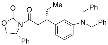 [R-(R,S)]-3-[3-[3-[Bis(phenylmethyl)amino]phenyl]-1-oxopentyl]-4-phenyl-2-oxazolidinone