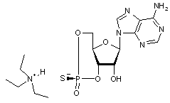 Adenosine 3’,5’-cyclic monophosphorothioate Sp-isomer triethylammonium salt