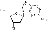 2-Amino-9-(2’-deoxy-β-D-ribofuranosyl)purine