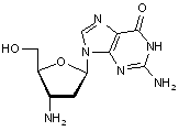 3’-Amino-2’,3’-dideoxyguanosine