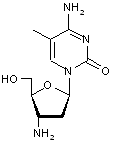 3’-Amino-2’,3’-dideoxy-5-methylcytidine