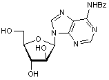  9-(b-D-Arabinofuranosyl)-N6-benzoyladenine