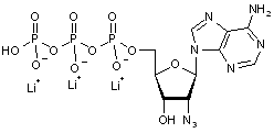 2’-Azido-2’-deoxyadenosine-5’-triphosphate lithium salt, solution in water