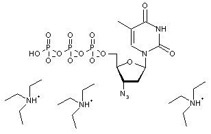 3’-Azido-3’-deoxythymidine 5’-triphosphate triethylammonium salt