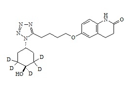4-trans-Hydroxy cilostazol-d<sub>5</sub>
