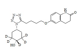 4-cis-Hydroxy cilostazol-d<sub>5</sub>