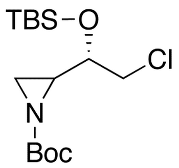 N-t-Boc-2R-1S-butyldimethylsilyloxy-2-chloroethyl)aziridine