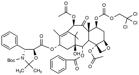 13-[[(3-t-Boc)-2,2-dimethyl-4-phenyl-1,3-oxazolidin-5-yl]formyl]-7-O-(2,2,2-trichloroethyl)oxy]carbonyl) Baccatin III