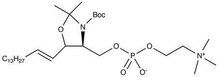N-Boc-[N-3-O-isopropylidene]-D-erythro-sphingosylphosphorylcholine