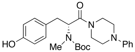 1-[(S)-N-tert-Boc-N-methyltyrosyl]-4-phenylpiperazine