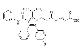 Atorvastatin 3-deoxyhept-2E-enoic acid