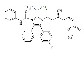 Atorvastatin 3-deoxyhept-2Z-enoic acid sodium salt