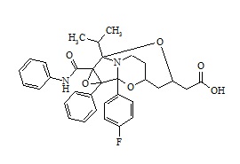 Atorvastatin epoxy pyrrolooxazin tricyclic analog