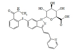 Axitinib N-glucuronide (M7)