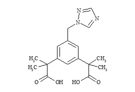 α1 , α1, α3, α3-Tetramethyl-5-(1H-1,2,4-triazol-1-ylmethyl)-1,3-benzenediacetic acid)