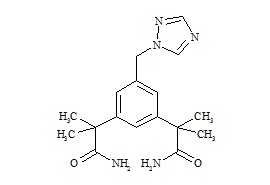 α1 , α1, α3, α3-Tetramethyl-5-(1H-1,2,4-triazol-1-ylmethyl)-1,3-benzenediacetamide