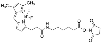 3-Bodipy-propanoylaminocaproic Acid, N-Hydroxysuccinimide Ester
