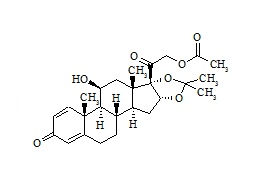 (Desonide-21-Acetate) 21-Acetoxy-11b-Hydroxy-16-α, 17-α-Isopropylidinedioxy-pregna-1,4-Diene-3, 20-Dione