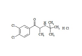 2-(tert-Butylamino)-3,4-dichloropropiophonone hydrochloride