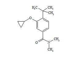 4-tert-Butyl-3-cyclopropoxy-N.N-dimethylbenzamide