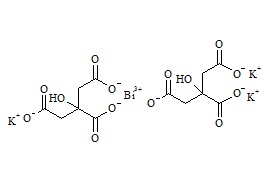 Bismuth potassium citrate 