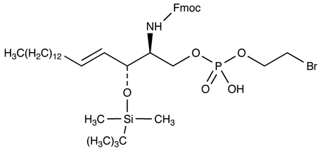 2-Bromoethyl-1-[2-Fmoc-3-O-tert-butyldimethylsilyl]-D-Erythro-sphingosylphosphate
