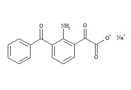 2-Amino-3-benzoyl-α-oxobenzeneacetic sodium salt