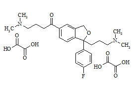 Citalopram dimethylaminobutanone dioxalate