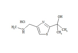 α,α-Dimethyl-4-[(methylamino)methyl]-2-thiazolemethanol hydrochloride