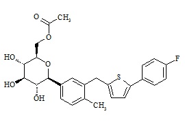 Canagliflozin monoacetyl impurity