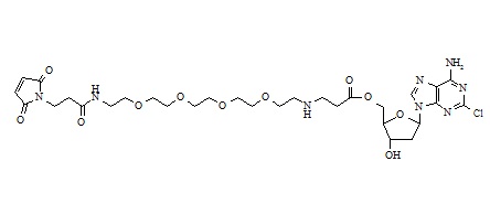 5’-(3-MAL-PEG2-aminobutanoate)-cladribine