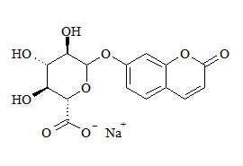 7-Hydroxy coumarin glucuronide sodium