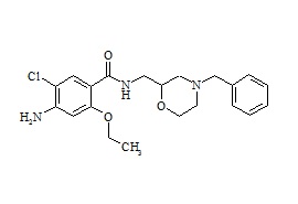 4-Amino-N-((4-benzyl-2-morpholinyl)-methyl)-5-chloro-2-ethoxybenzamide