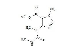 Caffeine Impurity 1 (Sodium 4-[N-Methyl-N-(N-Methylaminocarbonyl)amino]-1-methylimidazole-5-Carboxylate)