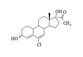 3-Hydroxy chlormadinone
