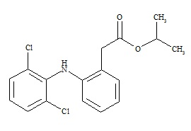 Diclofenac Isopropyl Ester (2-[[(2,6-Dichlorophenyl)amino]phenyl]acetate)