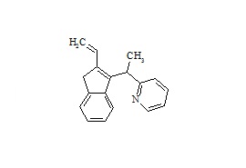 Dimethindene Impurity H (2-[(1RS)-1-(2-ethenyl-1H-Inden-3-yl)ethyl]pyridine)