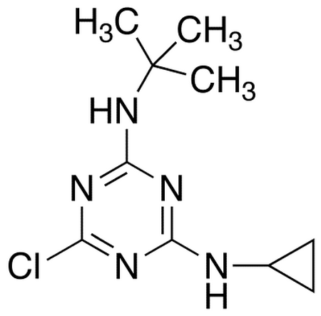2-(tert-Butylamino)-4-chloro-6-cyclopropylamino-1,3,5-triazine