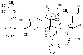 Docetaxel crotonaldehyde analog