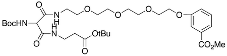 tert-Butyl 14-(N-Boc-amino)-1-[3-(methoxycarbonyl)phenoxy]-13,15-dioxo-3,6,9-trioxa- 12,16-diazanonadecan-19-oate
