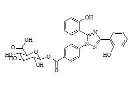 Deferasirox Acyl beta-D-Glucuronide