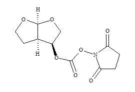 1-[[[[(3S,3aR,6aS)-Hexahydrofuro[2,3-Î²]furan-3-yl]oxy]carbonyl]oxy]-2,5-pyrrolidinedione