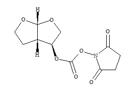 1-[[[[(3S,3aS,6aR)-Hexahydrofuro[2,3-Î²]furan-3-yl]oxy]carbonyl]oxy]-2,5-pyrrolidinedione