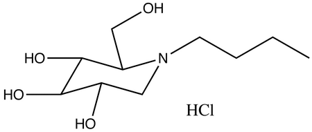 N-Butyldeoxynojirimycin HCl
