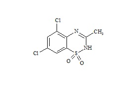 5,7-Dichloro-3-methyl-2H-1,2,4-benzothiadiazine-1,1-dioxide