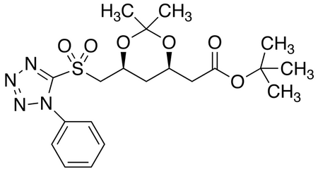 tert-Butyl 2-[(4R,6S)-2,2-Dimethyl-6-[(1-phenyl-1H-terazol-5-ylsulfonyl)methyl]-1,3-dioxan-4-yl]acetate