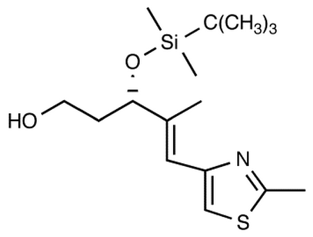 (-)-(3S,4E)-3-[[tert-Butyl(dimethyl)silyl]oxy]-4-methyl-5-(2-methyl-1,3-thiazol-4-yl)pent-4-en-1-ol